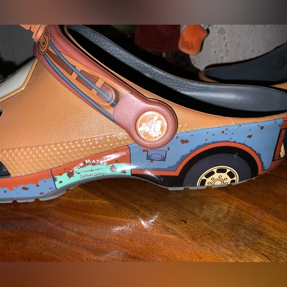 Like New Disney Crocs Cars Tow Mater Adult MENS 7 Women’s 9 Authentic Unisex - Picture 6 of 7